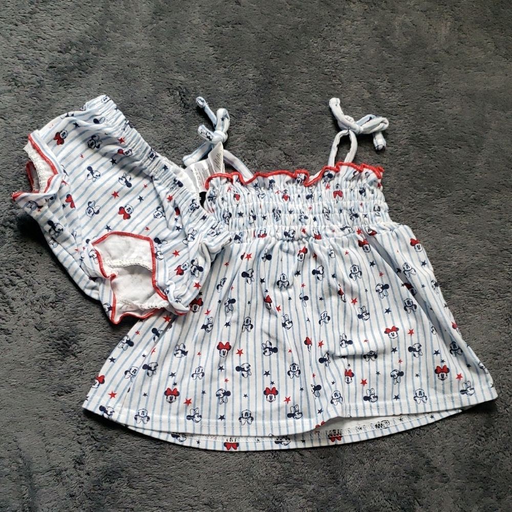 Kids Striped Top and Shorts Set